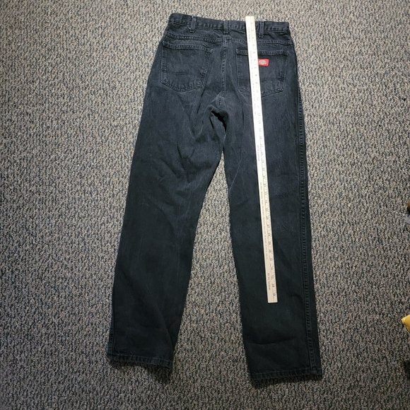 Dickies Women's  Black Jeans Size 16 High Waisted Vintage Style - Picture 12 of 16